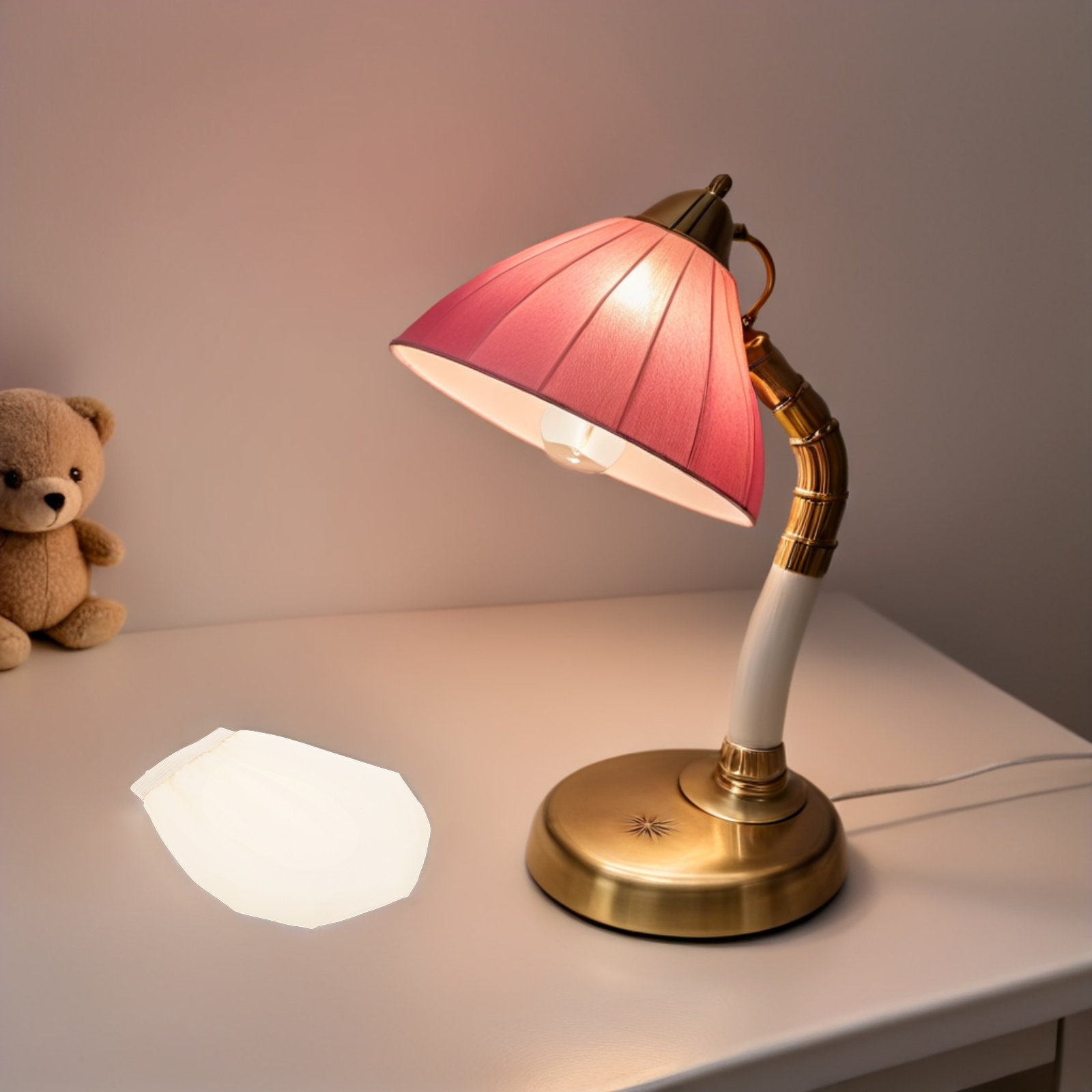 Baby Nursery Lampshade - 2Pcs Infant Lamp Shades Baby-Friendly Light