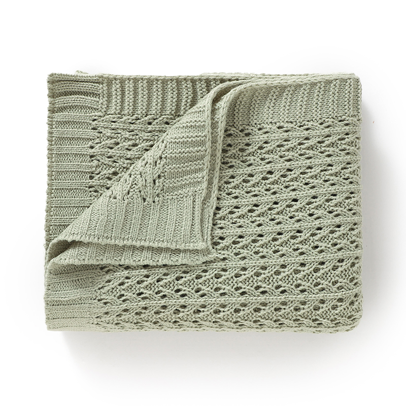 Baby Swaddle Blankets Knit 90* - đánh giá và giá Baby Boy Nursery Quilt