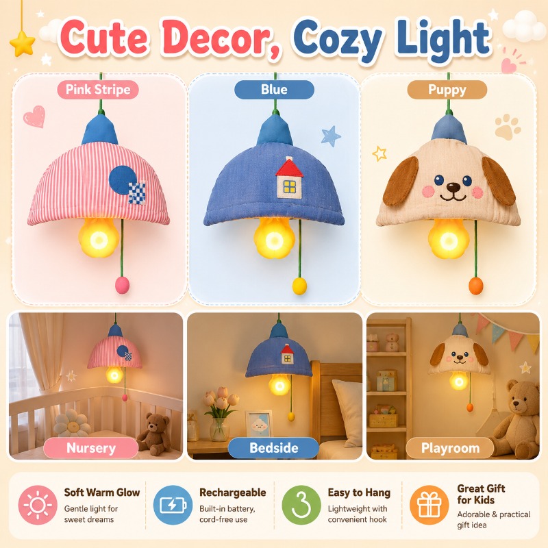 Rechargeable Hanging Night Lig - đánh giá và giá Baby Nursery Lampshade