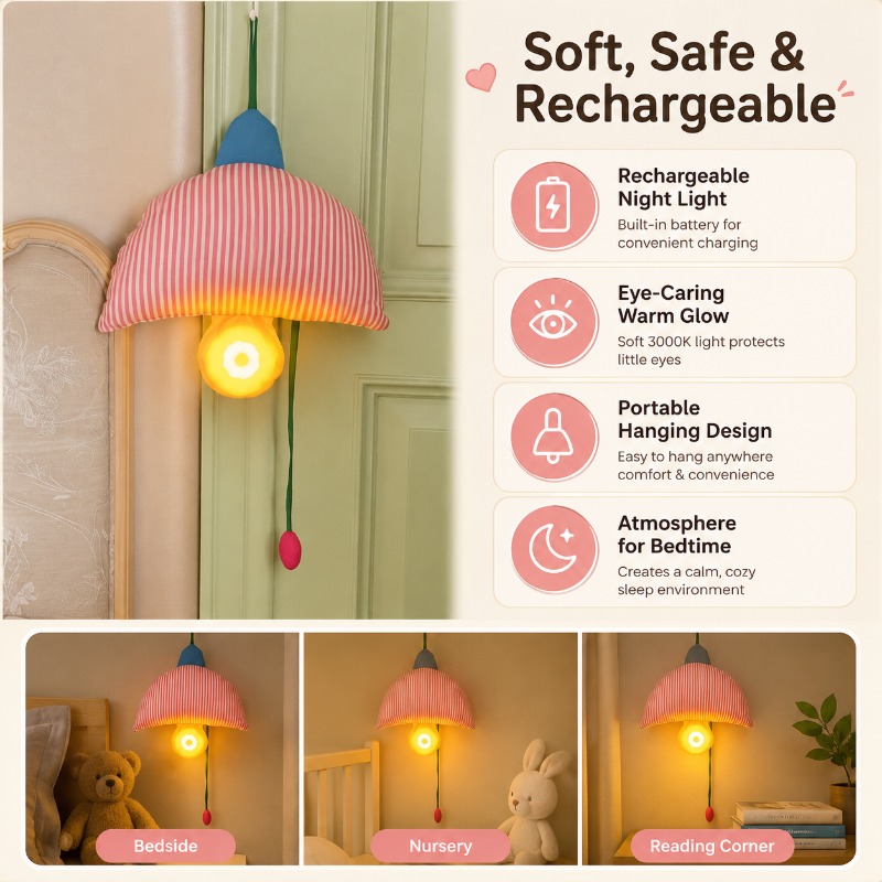 Rechargeable Hanging Night Lig - đánh giá và giá Baby Nursery Lampshade
