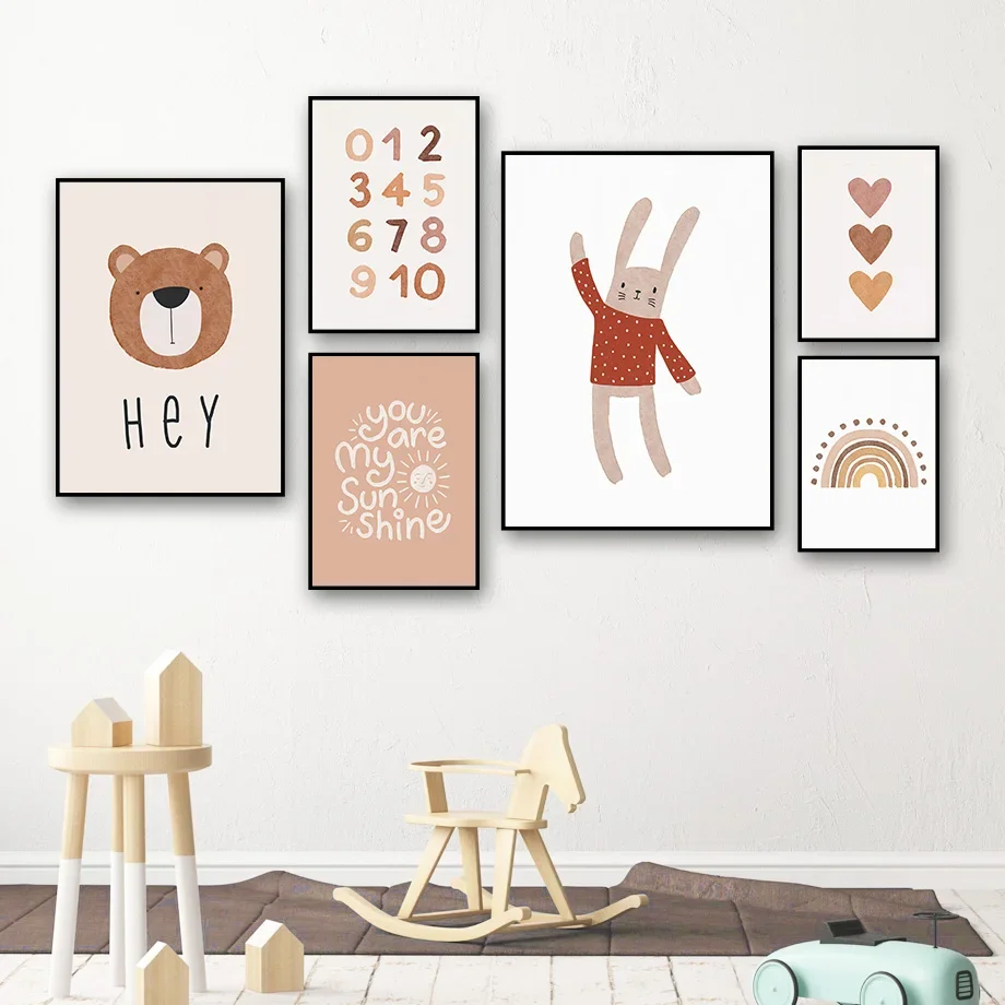 1PC--Nordic Style Cute Cartoon - đánh giá và giá Baby Nursery Themes