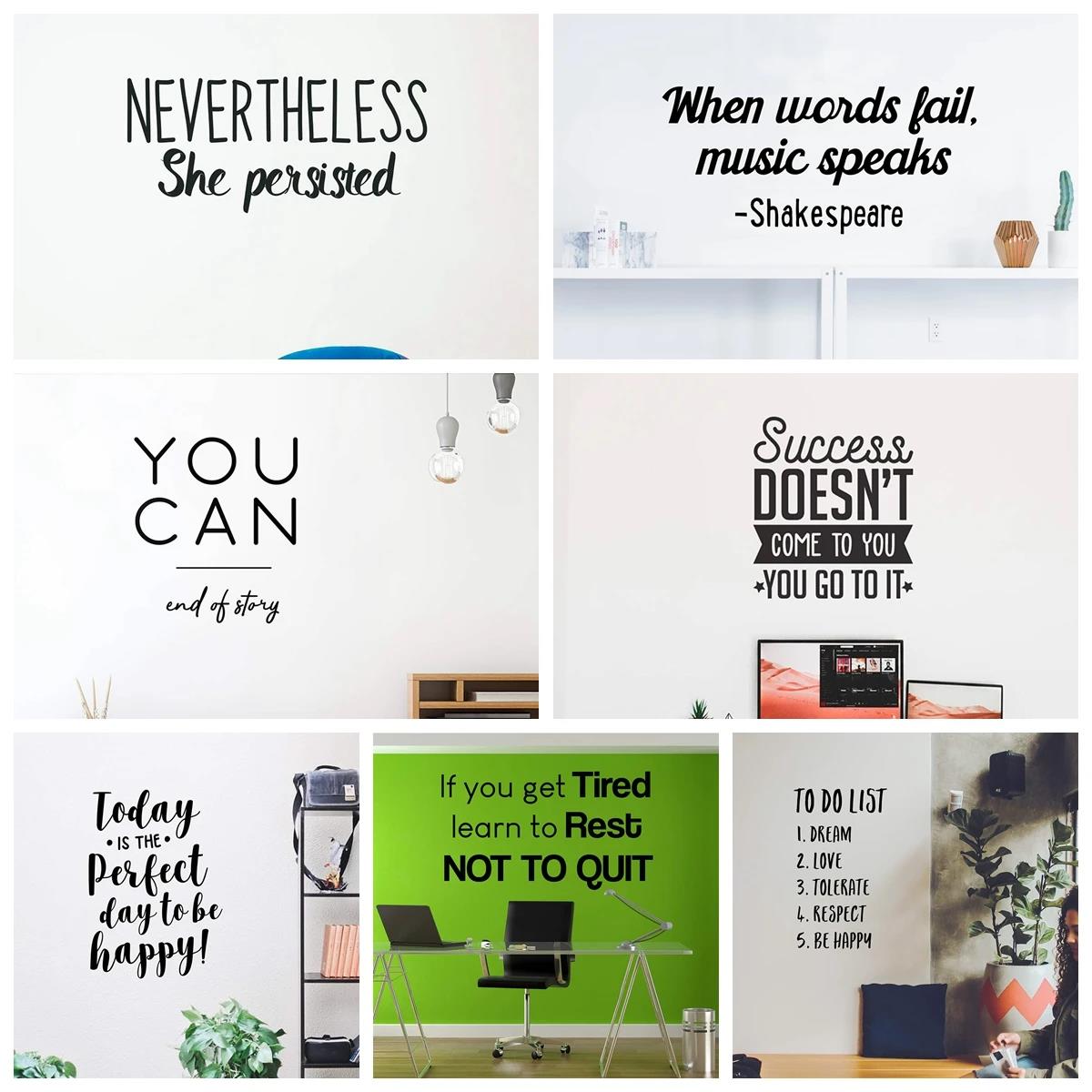 1pc Quotes Wall Sticker Self-a - đánh giá và giá Baby Nursery Wall Mural
