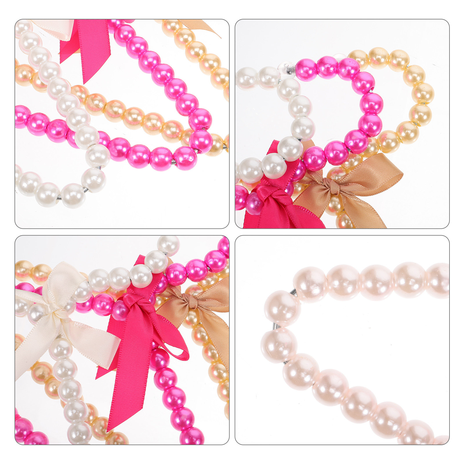 4Pcs Pearl Pet Clothes Hanger  - đánh giá và giá Baby Nursery Toy