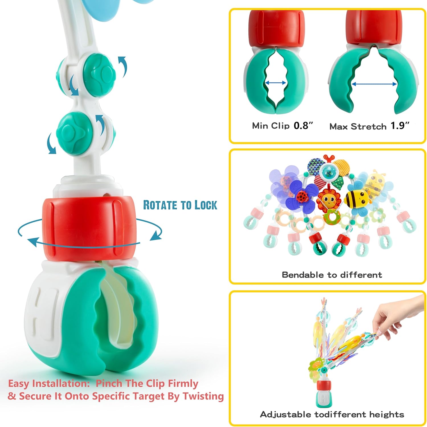 Adjustable Arch Bassinet Toys  - đánh giá và giá Baby Nursery Hamper