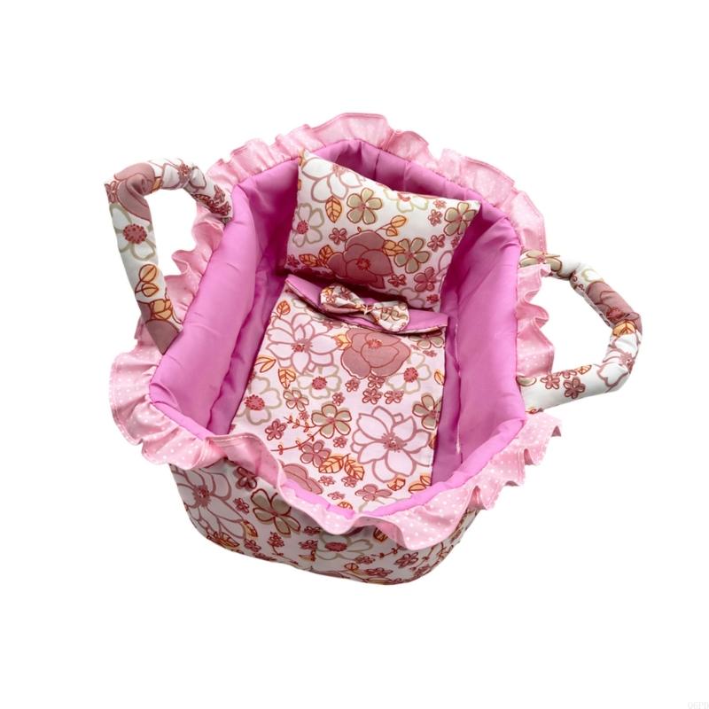 Giá đỡ búp bê Giường giỏ có gố - đánh giá và giá Baby Nursery Hamper