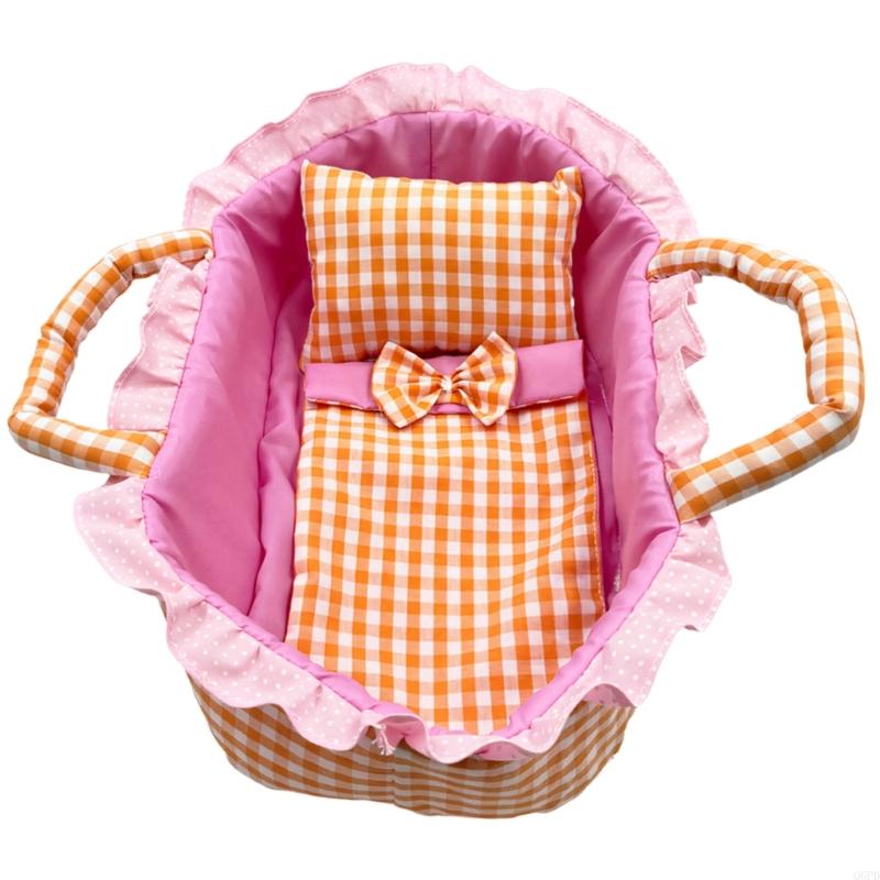 Giá đỡ búp bê Giường giỏ có gố - đánh giá và giá Baby Nursery Hamper