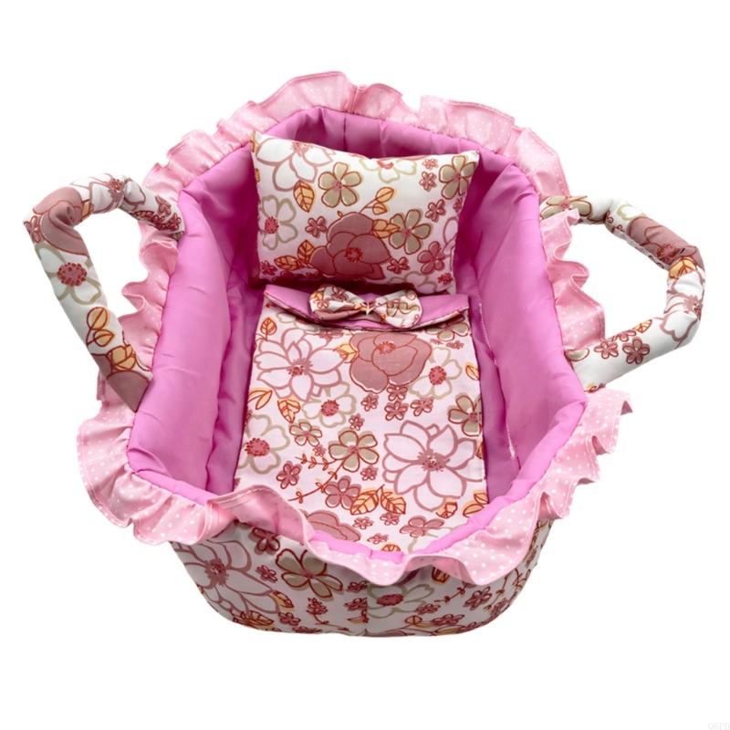 Giá đỡ búp bê Giường giỏ có gố - đánh giá và giá Baby Nursery Hamper