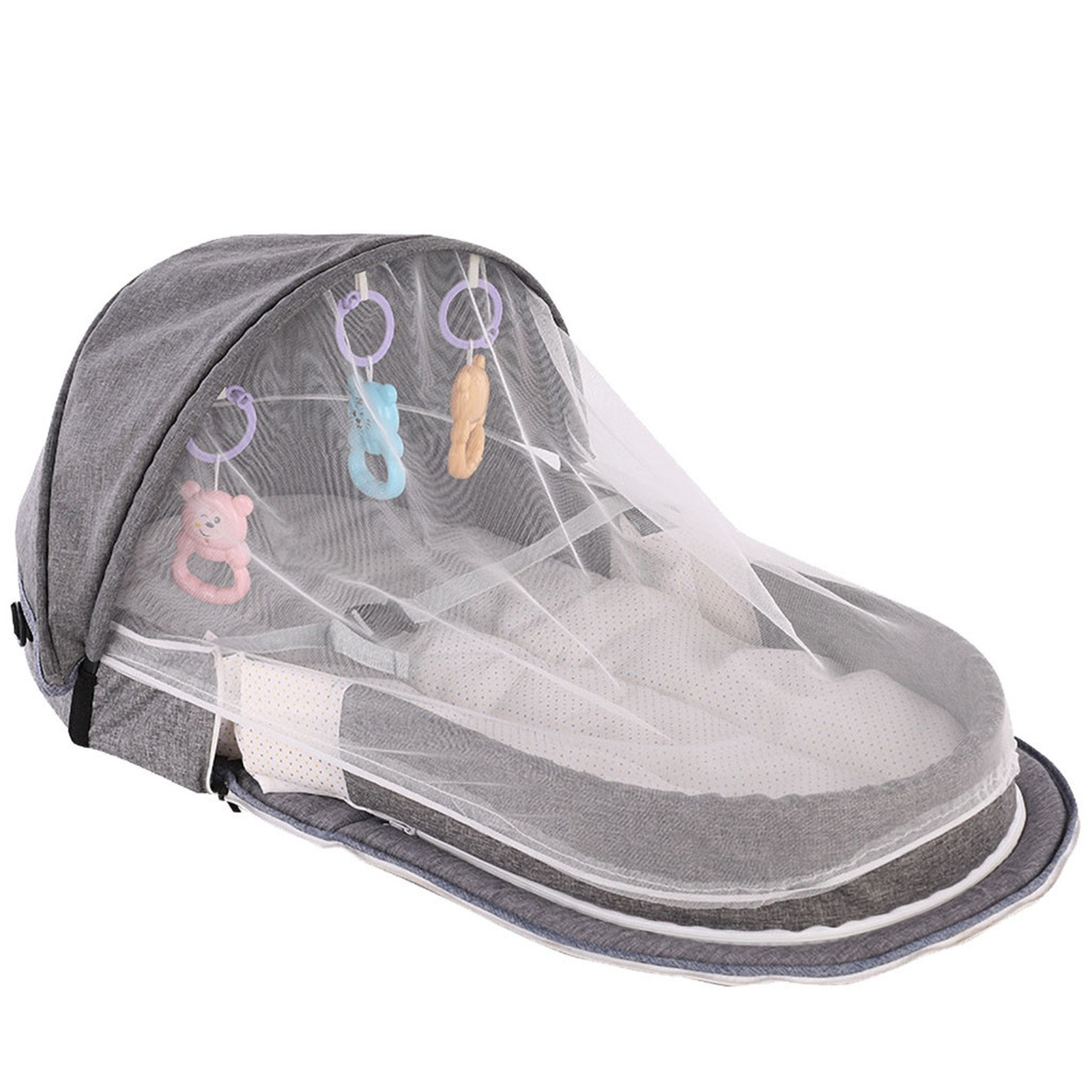Baby Bed Folding Portable Baby - đánh giá và giá Baby Nursery Hamper