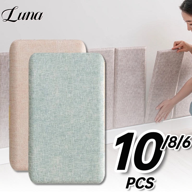Linen Fabric 3D Wall Sticker U - đánh giá và giá Baby Nursery Wall Mural