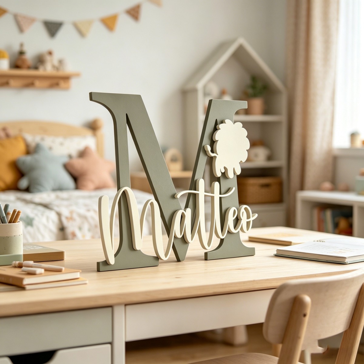 1Pc Custom Lion Name & Initial - đánh giá và giá Baby Nursery Toy