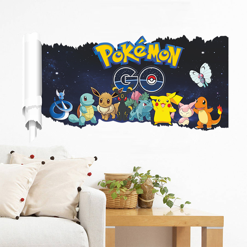 Cartoon Pokémon Pikachu Wall S - đánh giá và giá Baby Nursery Wall Mural