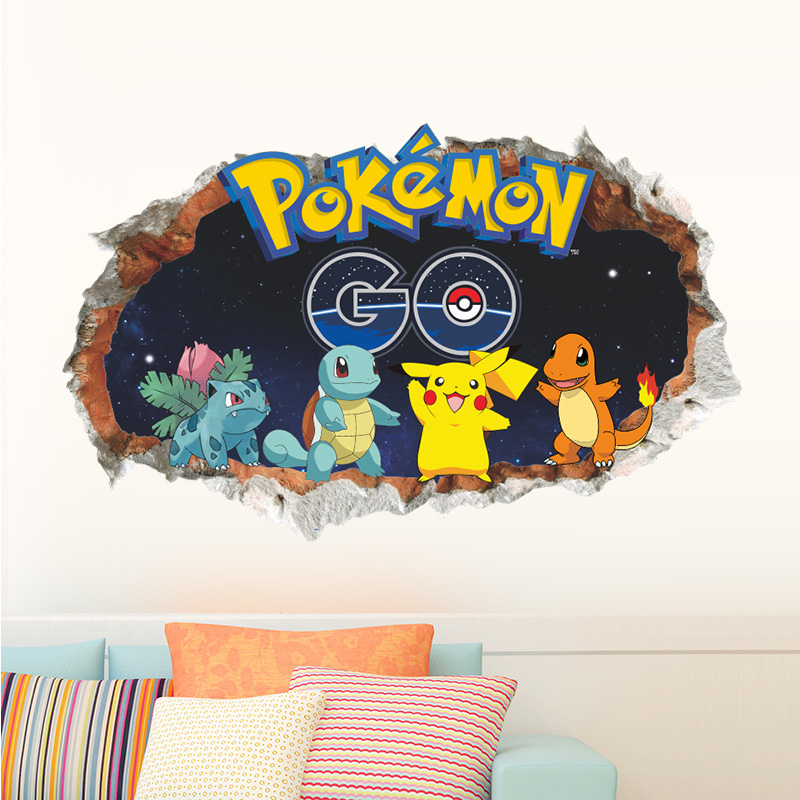 Cartoon Pokémon Pikachu Wall S - đánh giá và giá Baby Nursery Wall Mural