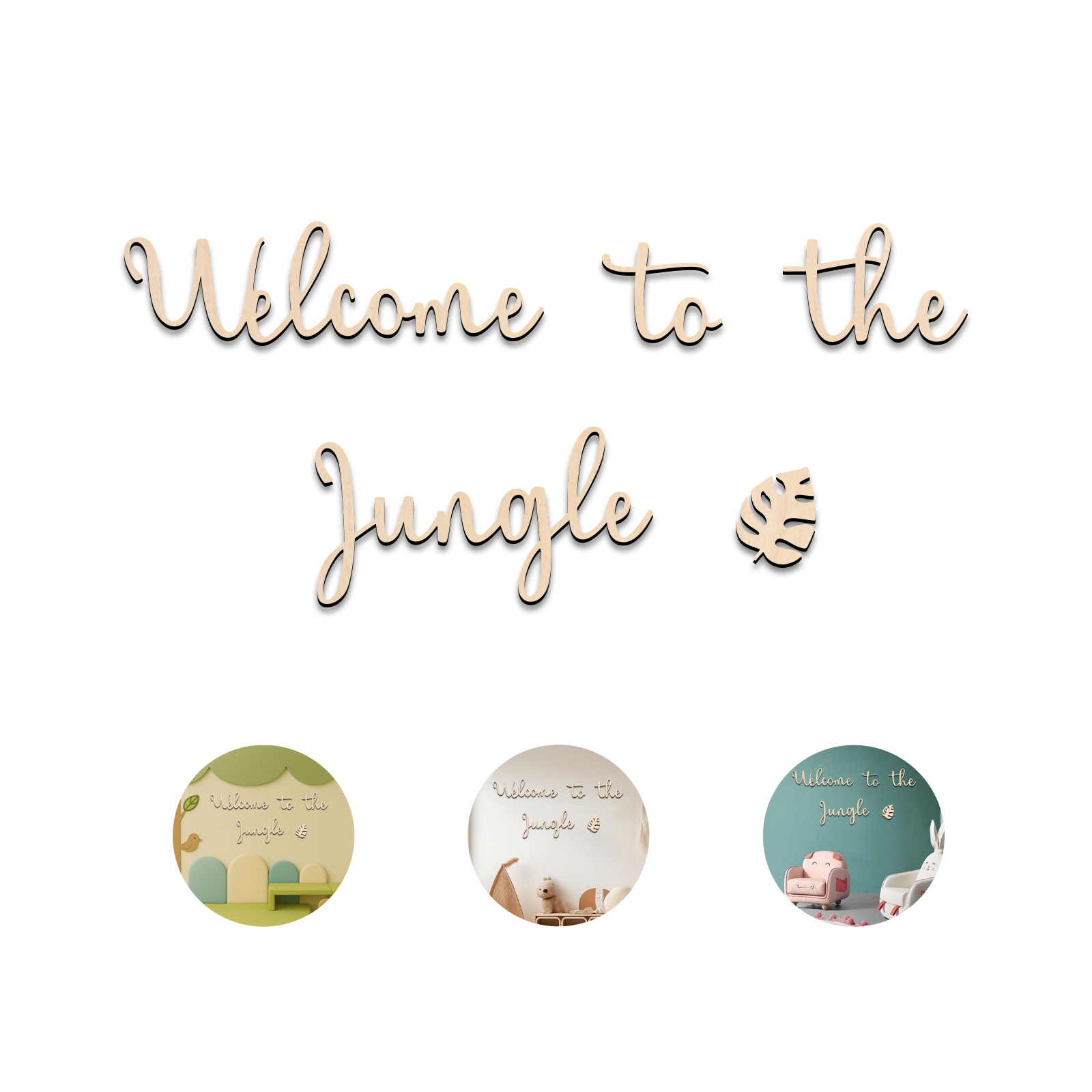 Welcome to the Jungle Wooden S - đánh giá và giá Baby Nursery Themes
