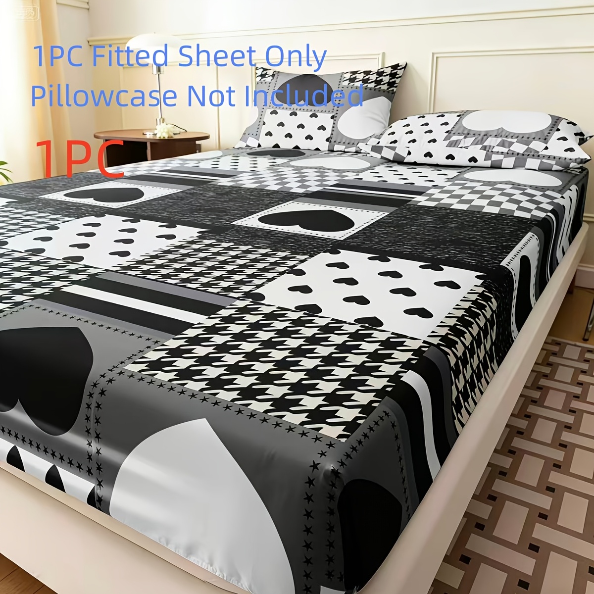 Trendy black and white heart p - đánh giá và giá Baby Nursery Themes