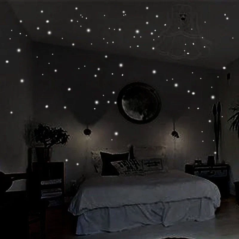 407pcs Luminous Wall Stickers  - đánh giá và giá Baby Nursery Wall Mural