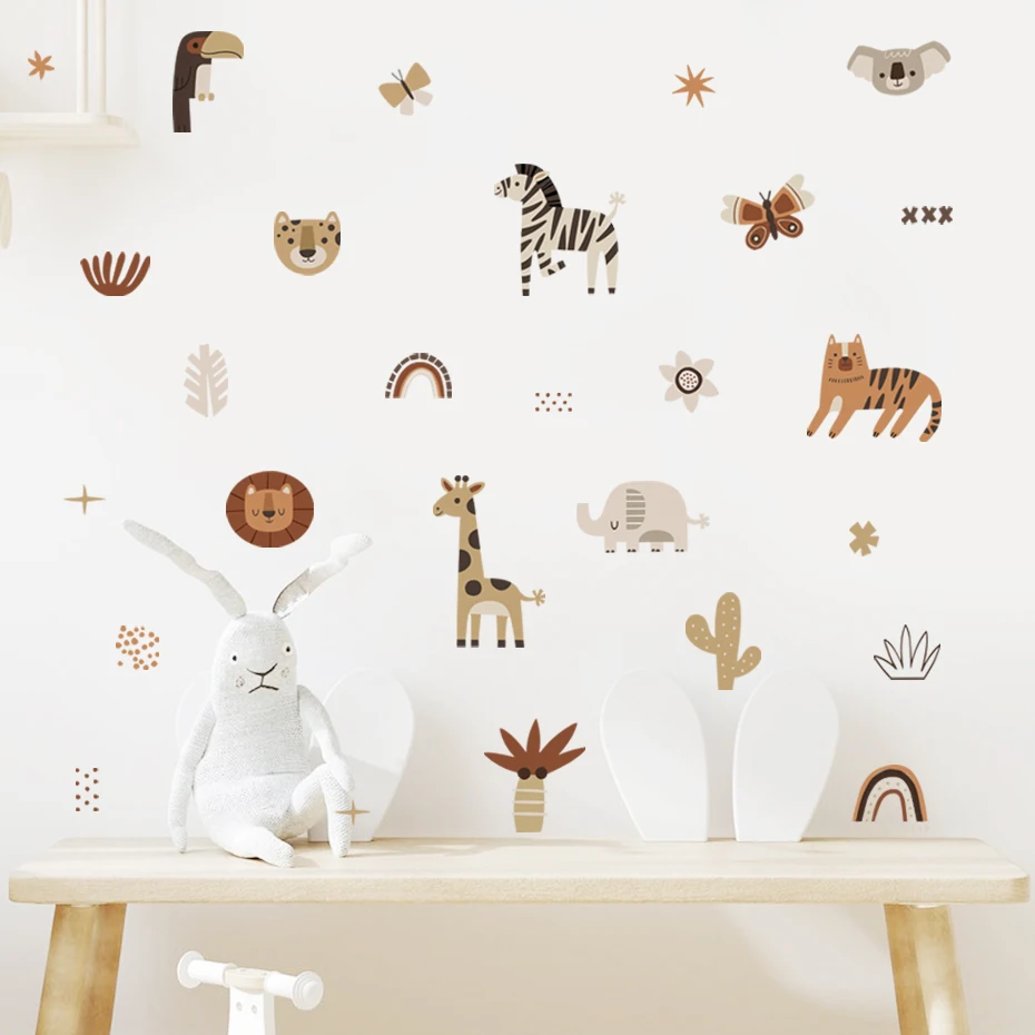 Đời Boho Hoạt Hình Cầu Vồng Đư - đánh giá và giá Baby Nursery Wallpaper