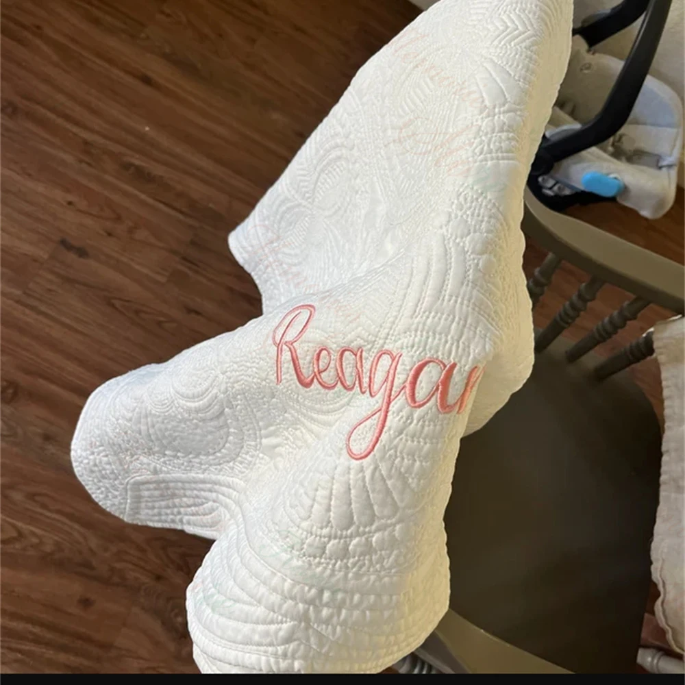 Embroidered Name Baby Nursery  - đánh giá và giá Baby Boy Nursery Quilt